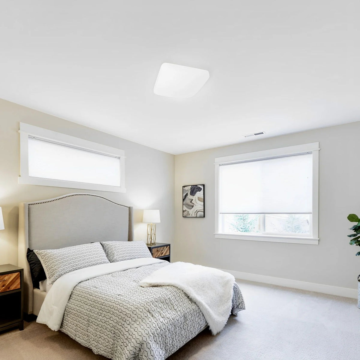 Ultralight Square Ceiling Light 50W (MXL-1075-SQ) | Indoor Surface Fixture