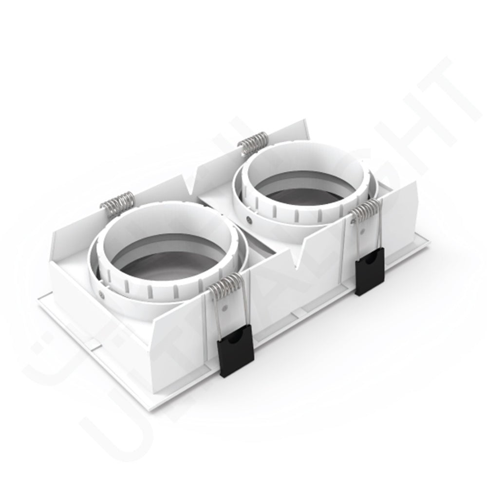 Ultralight Square GU10 Spotlight Frame – Modern Indoor Ceiling Light (BR165)