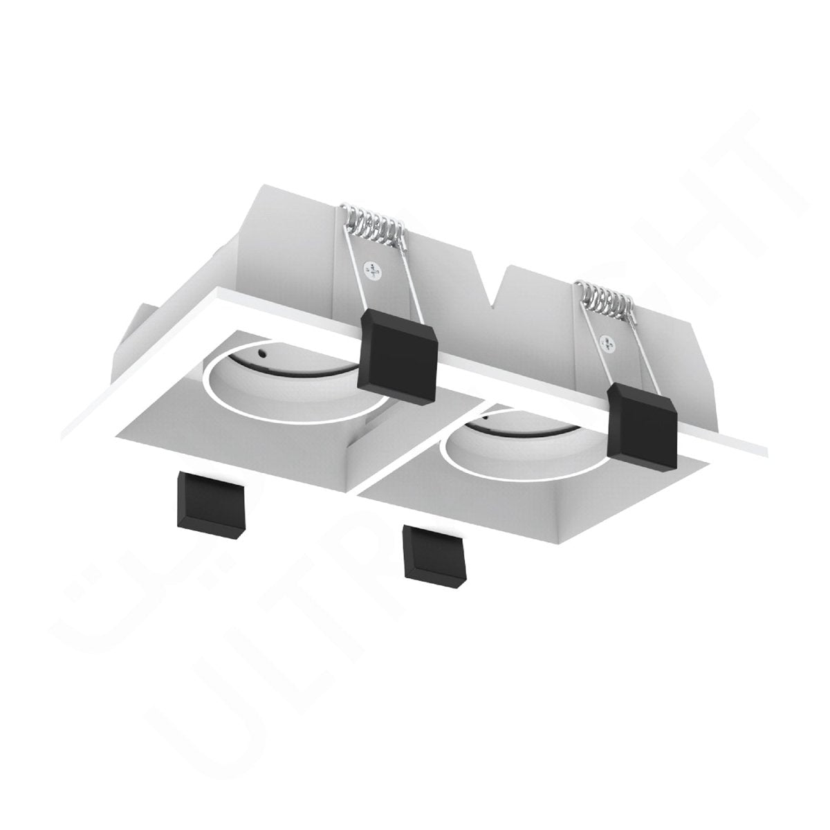 Ultralight Square GU10 Spotlight Frame – Modern Indoor Ceiling Light (BR165)