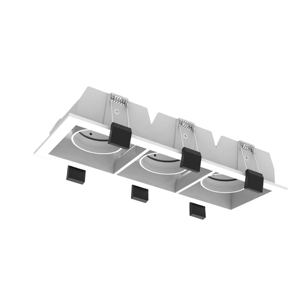 Ultralight Square GU10 Spotlight Frame – Modern Indoor Ceiling Light (BR165)