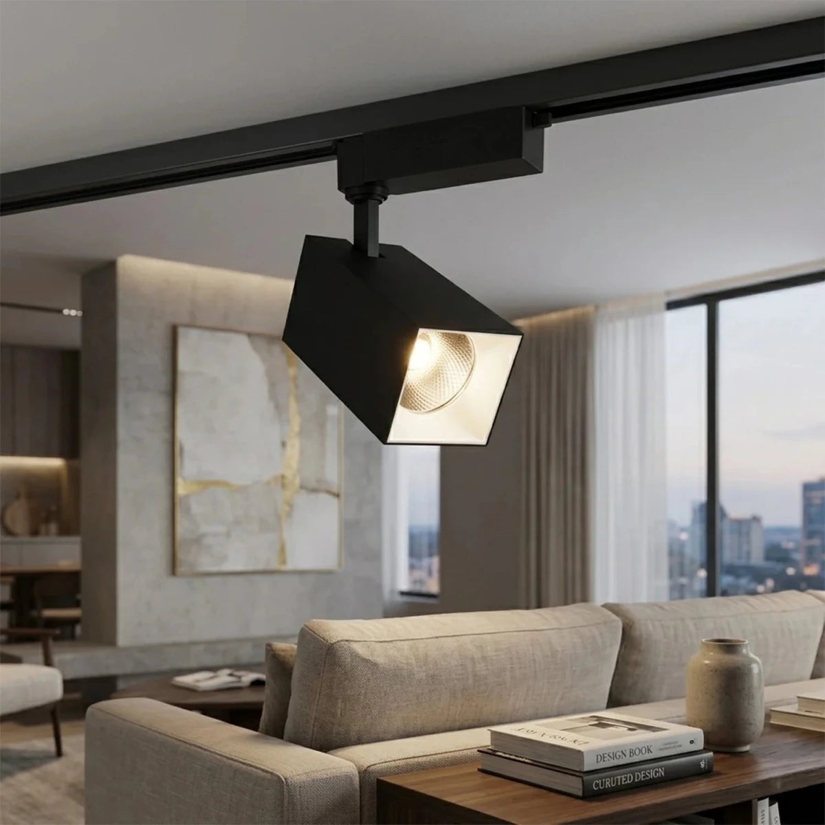Ultralight Square Track Light With High Color Rendering CRI95 (BR8059SQ)