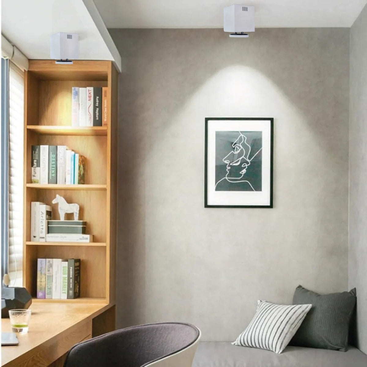 إطار إنارة سقف ظاهرة قابل للتدوير وقاعدة AR111 - تصميم عصري (C7655)