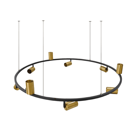Buy Ultralight Track Rail Pendant Light - Round, Adjustable & Energy-Efficient (BR6757-9) - Best  from Ultralight