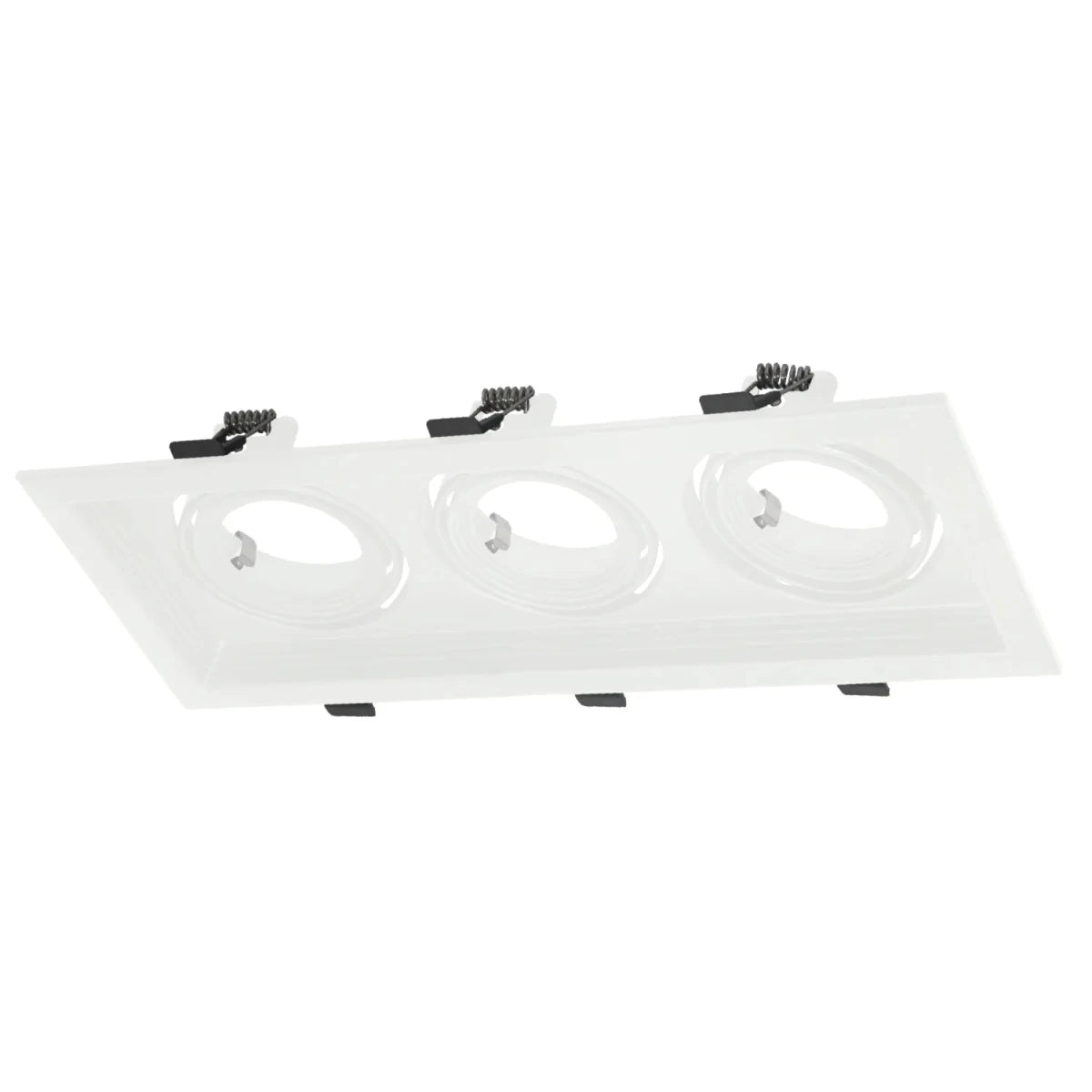 White electronic device with multiple circular components on a white background