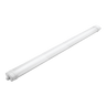 White fluorescent light tube on a transparent background