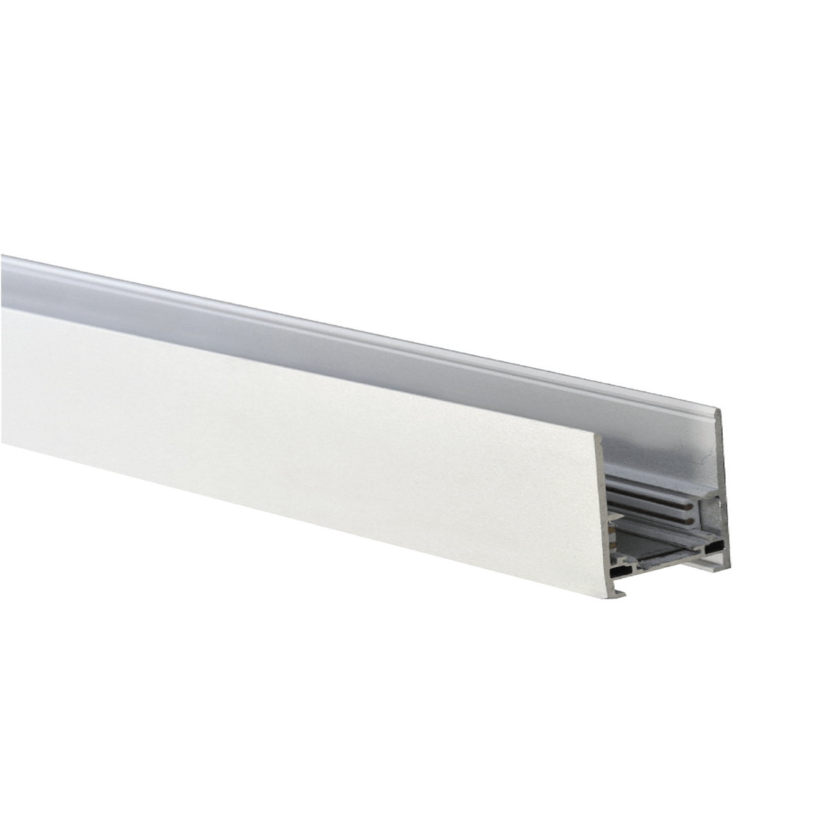 Store Rails Ultralight White surface mounted track rail 3.5CM (BT-M035)