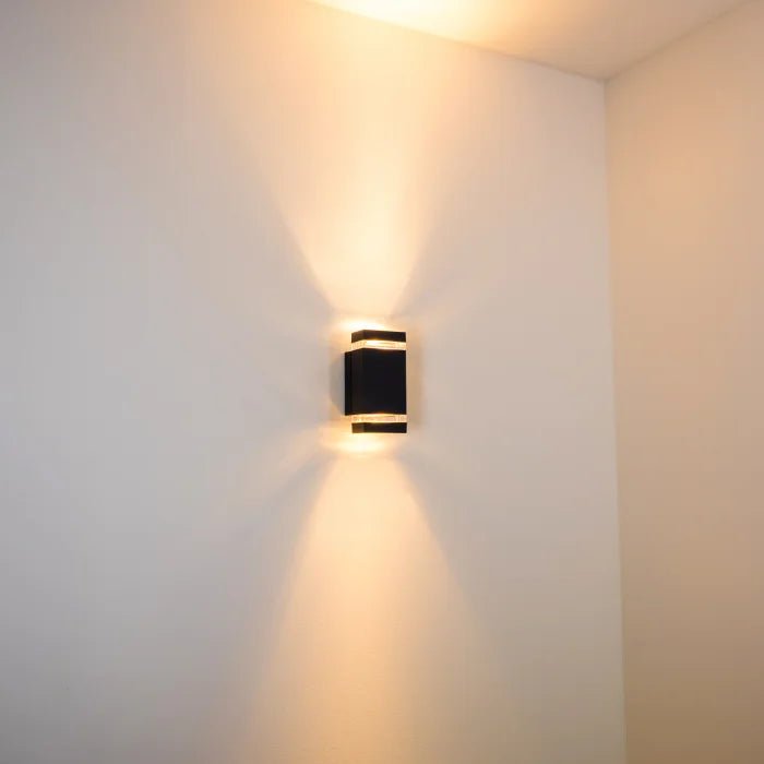 WALL LIGHT FRAME (YJ2181-2) - Modern Up & Down GU10 Outdoor Wall Light - Ultralight