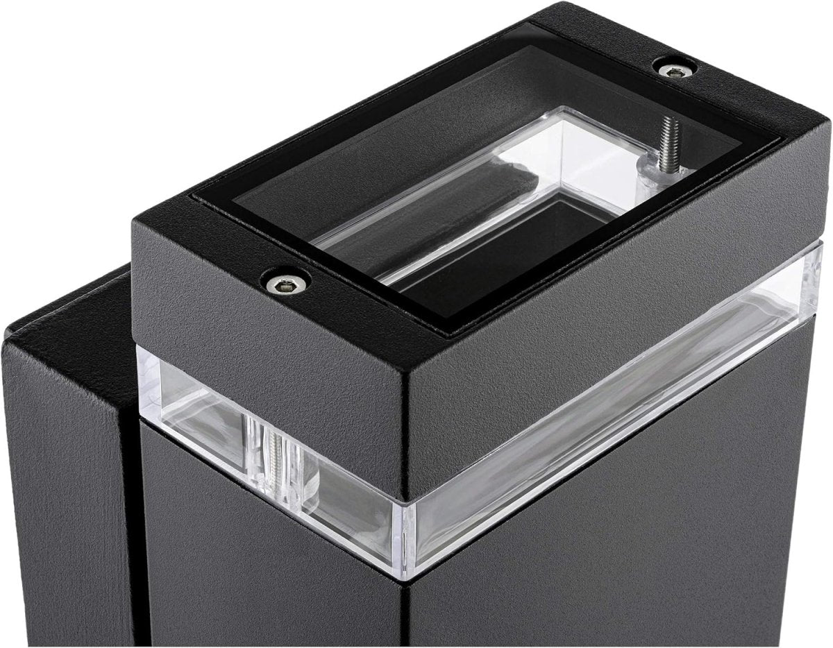 WALL LIGHT FRAME (YJ2181-2) - Modern Up & Down GU10 Outdoor Wall Light - Ultralight