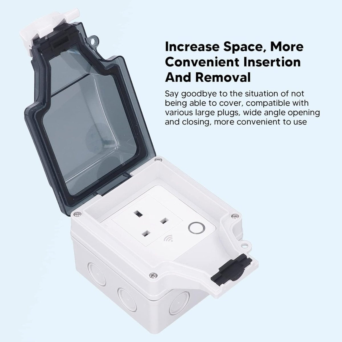 Waterproof and Dustproof wall Socket (IG86-SS)