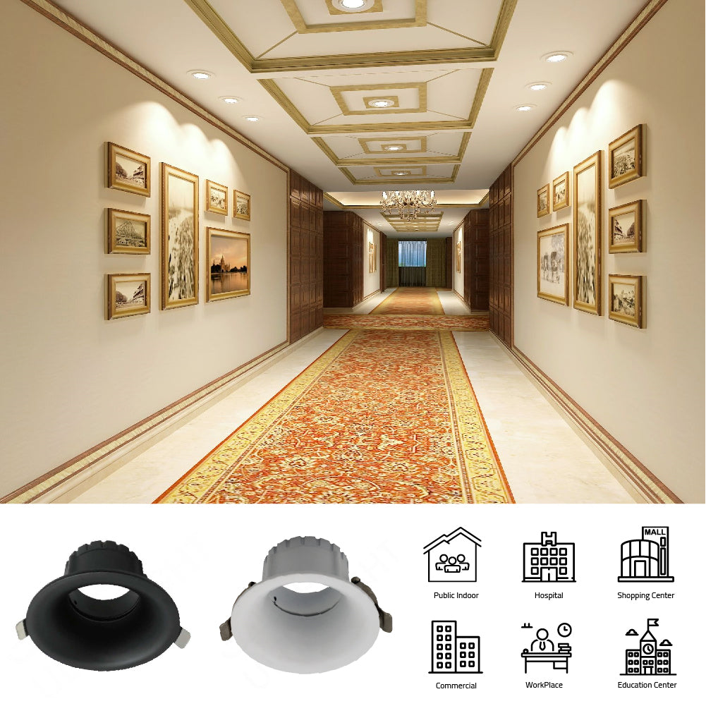 الترا لايت إطار سبوت لايت بقاعدة GU10 - تصميم أنيق وإضاءة موجهة (BA126)