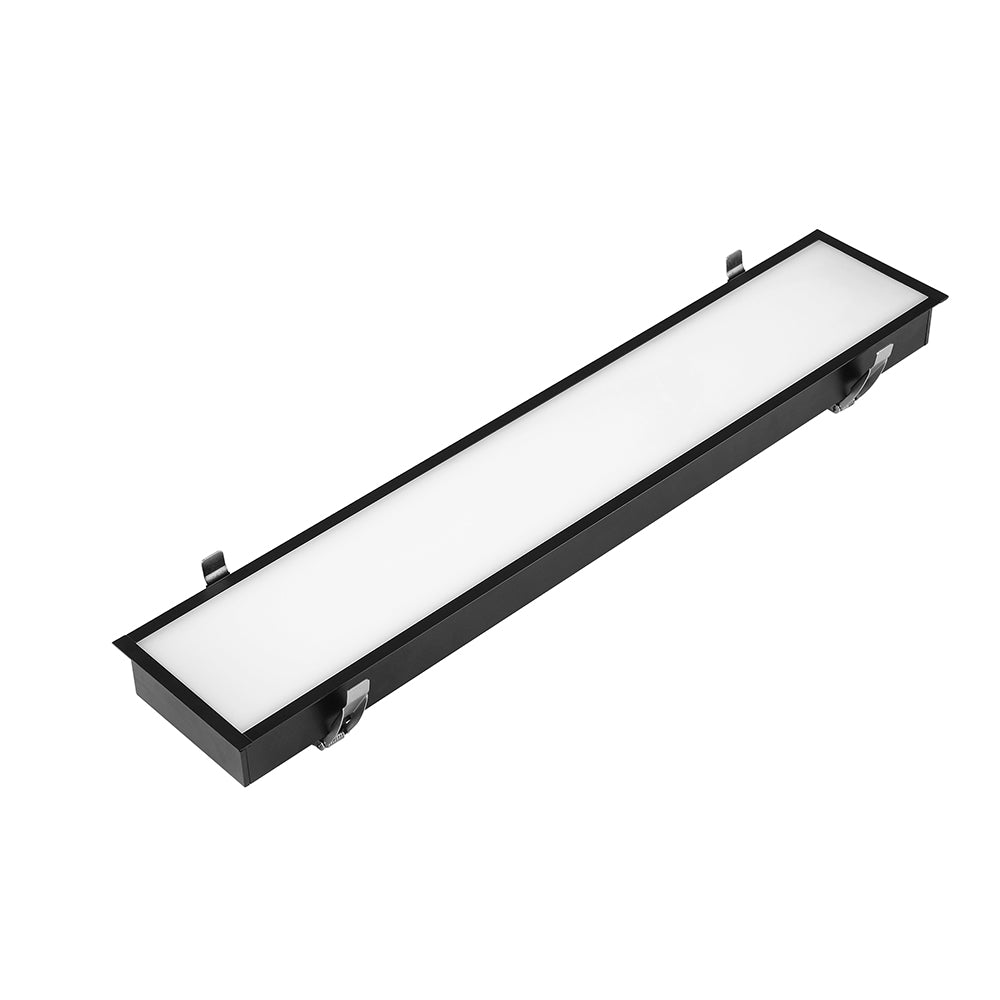 الترا لايت إنارة خطية داخل الجدار لون اسود قابلة للتوصيل (BR6075B)