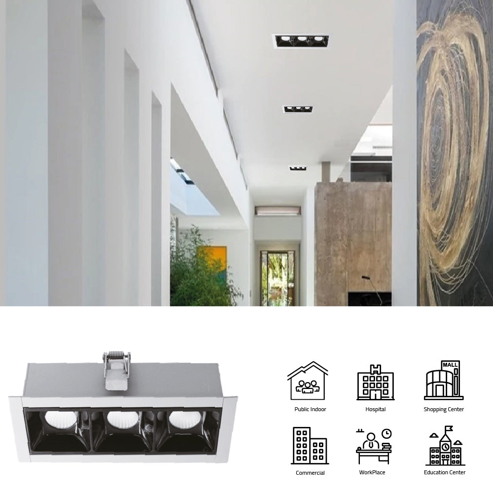 Buy Ultra Light Triple Ceiling Light (BR6709R-3) – Indoor Lighting with Modern Design - Best  from Ultralight