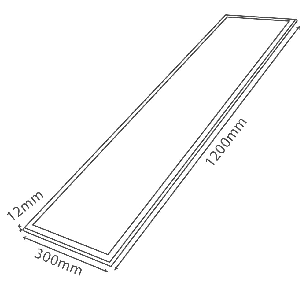 إنارة بانل داخلية بجهتين 120X30 - إضاءة عصرية قابلة للتعديل والتعتيم (BR6740)