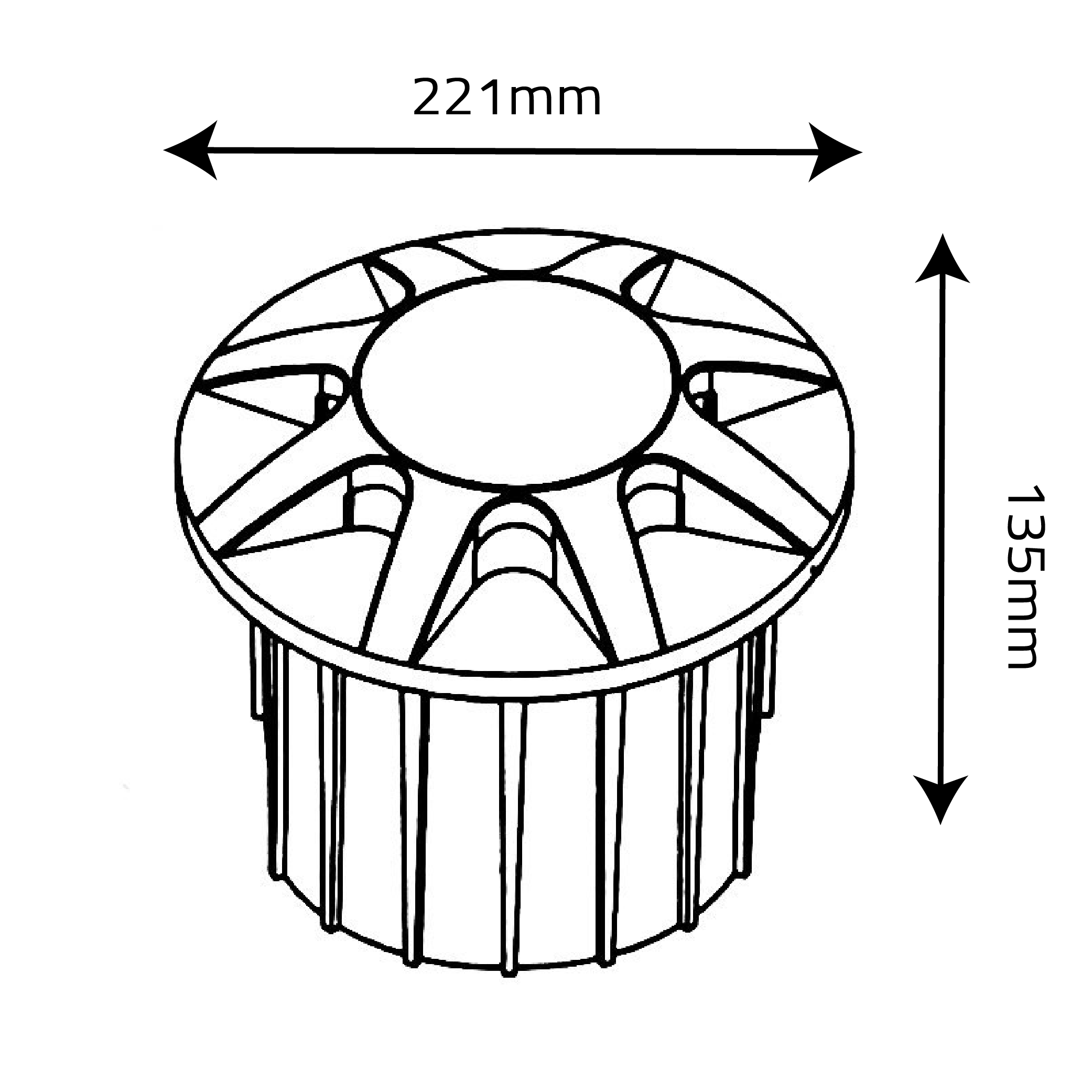 Buy Ultralight 8 Sources Inground Light (BR7844-8) - Best  from Ultralight