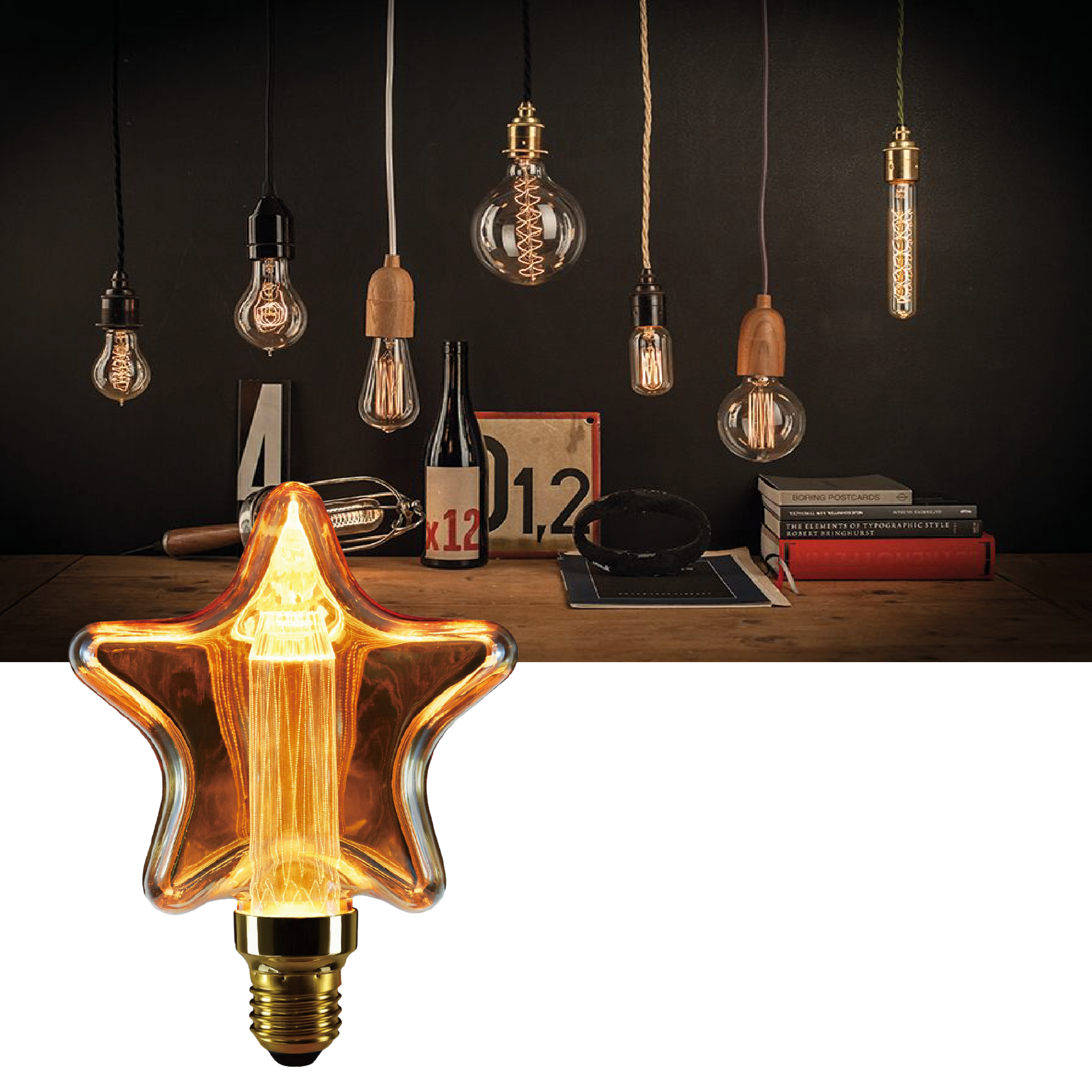Buy Ultralight Star-Shaped Filament Bulb E27 Base (D-WJX) - Best  from Ultralight