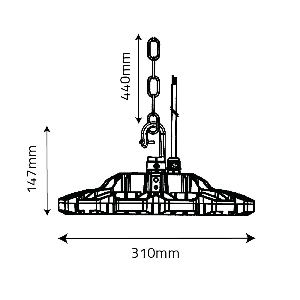 Buy Ultralight Samsung High Bay Light (UTL-HD09) - Best  from Ultralight