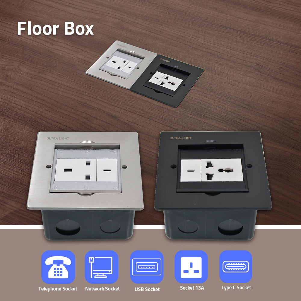 الترا لايت علبة أفياش أرضية (DT1010)