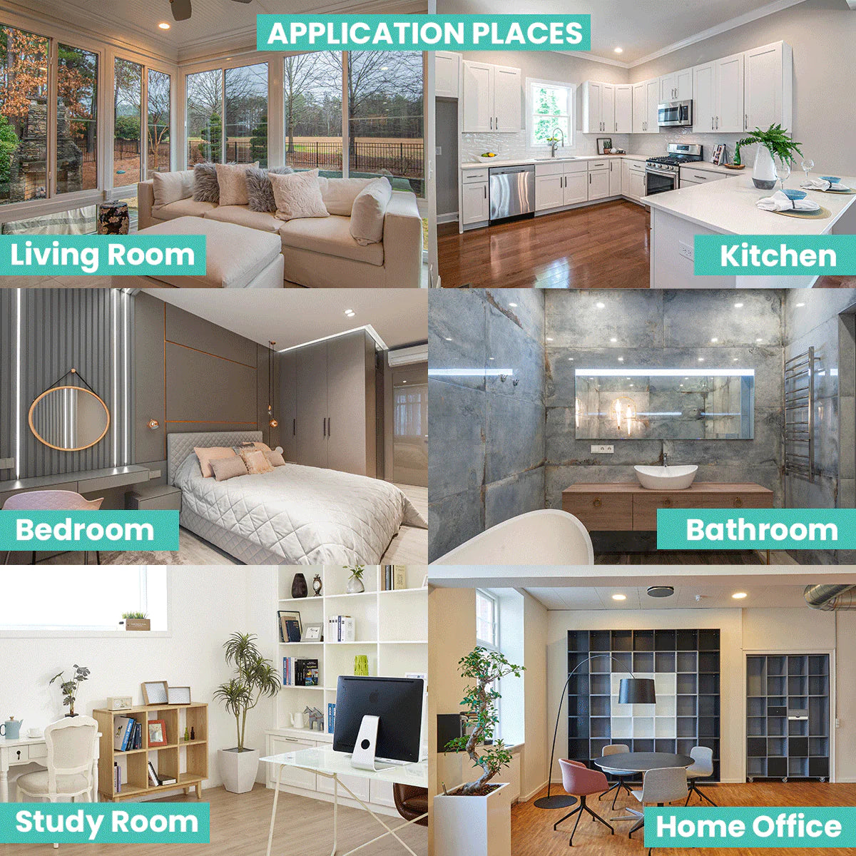 Ultralight LED Ceiling Spotlight – Modern Indoor Lighting, IP44 (BR6233)