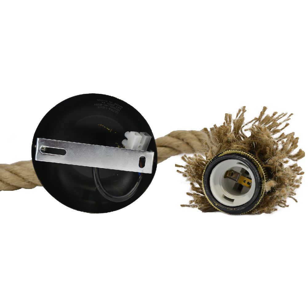 الترا لايت قاعدة E27 معلقة 100سم- لمسة ديكور فريدة بطابع الريفي (WL-E001)