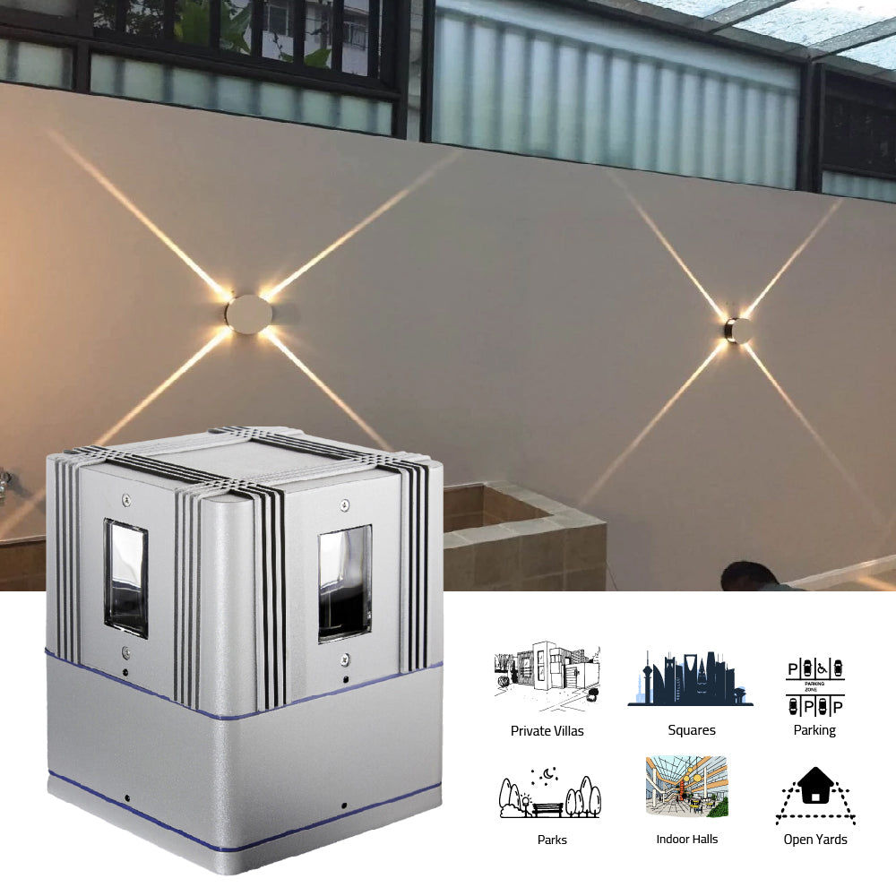 X الترا لايت إنارة ليد جدارية على شكل (G185)