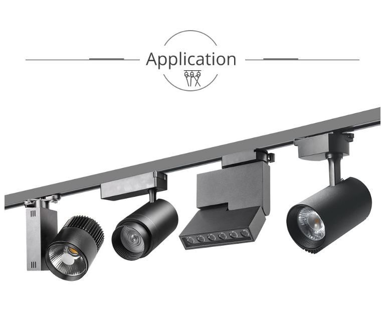 Buy Ultralight Durable Two-Way Black Track Rail - Aluminum Build & IP20 (Surface Track 2 Way) - Best  from Ultralight