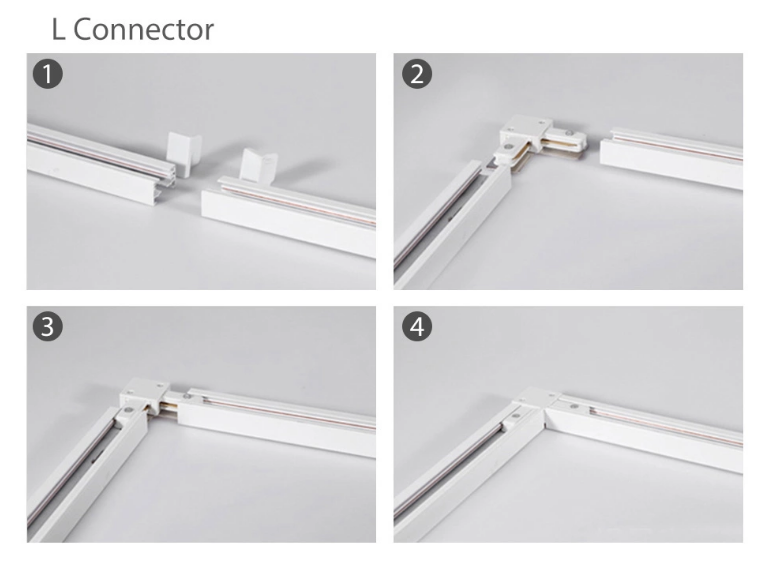 Buy Ultralight Two-Way Track Connector L | 220V Aluminum Corner Link for Indoor Lighting Systems (2 Way) - Best  from Ultralight