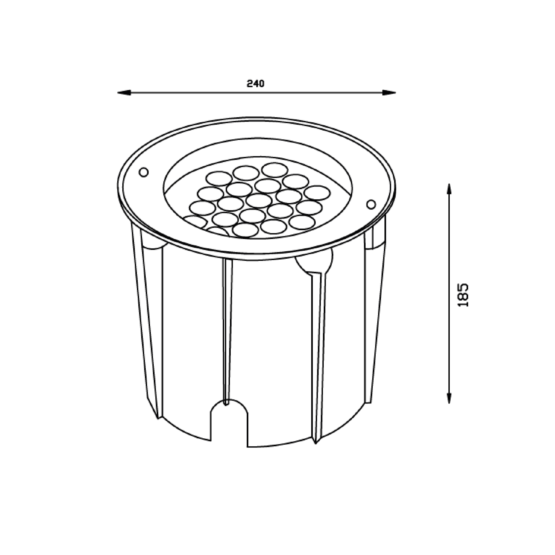 Buy Ultralight RGB In-Ground Light (JRD2-24) - Best  from Ultralight
