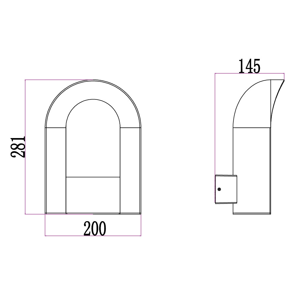 الترا لايت إنارة ليد جدارية (KH4004)