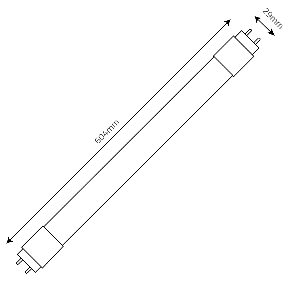 Buy Ultralight 9W Tube Bulb G13 Base Double End (MT8T2) - Best  from Ultralight