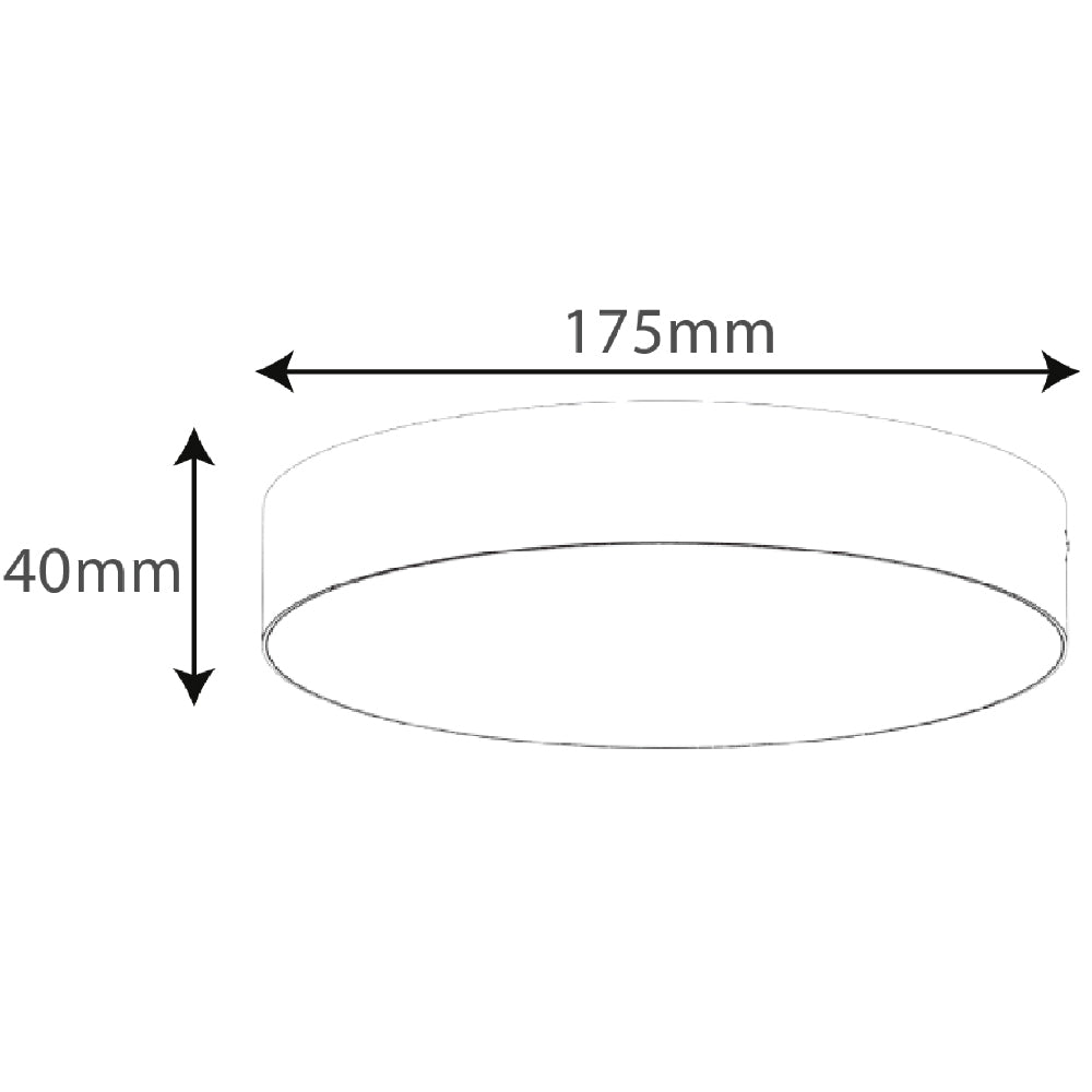 إضاءة سقف لطش دائرية ليد من الترا لايت (QH1229-RD) | إضاءة داخلية أنيقة وقابلة للتعديل