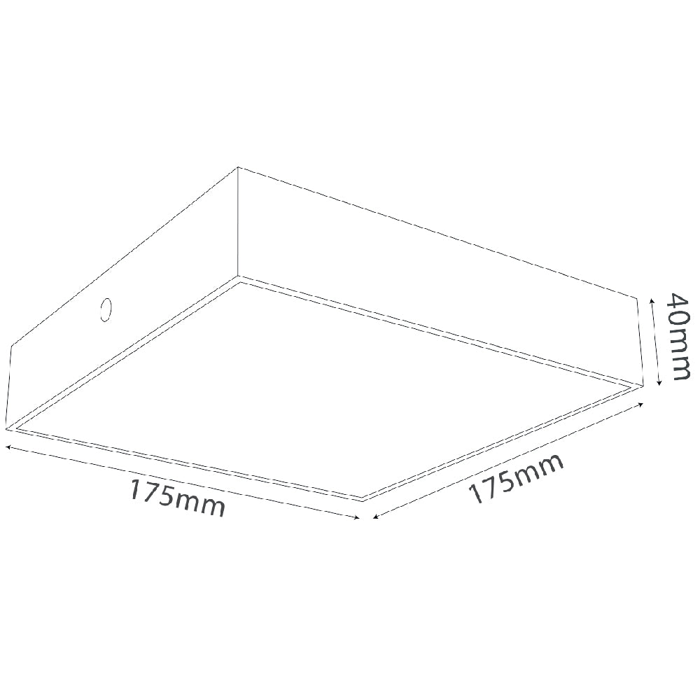 إنارة سقف لطش ليد مربعة الترا لايت (QH1229-SQ) | إضاءة داخلية عصرية
