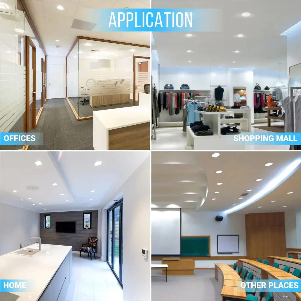 Ultralight Ultra-thin Recessed LED Panel Downlight (QH2066-RD)