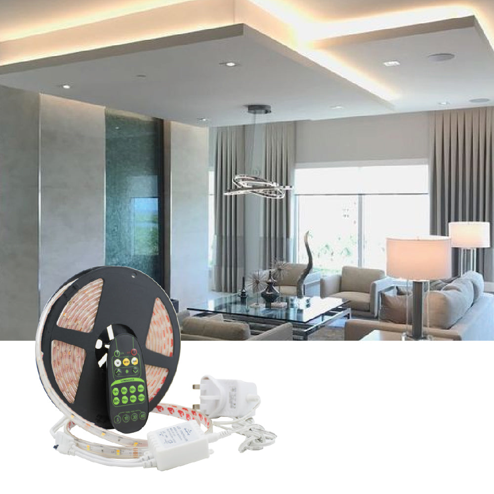 الترا لايت شريط إنارة 24 فولط 5 متر بألوان متغيرة (RTL-FCB-2835-60L)