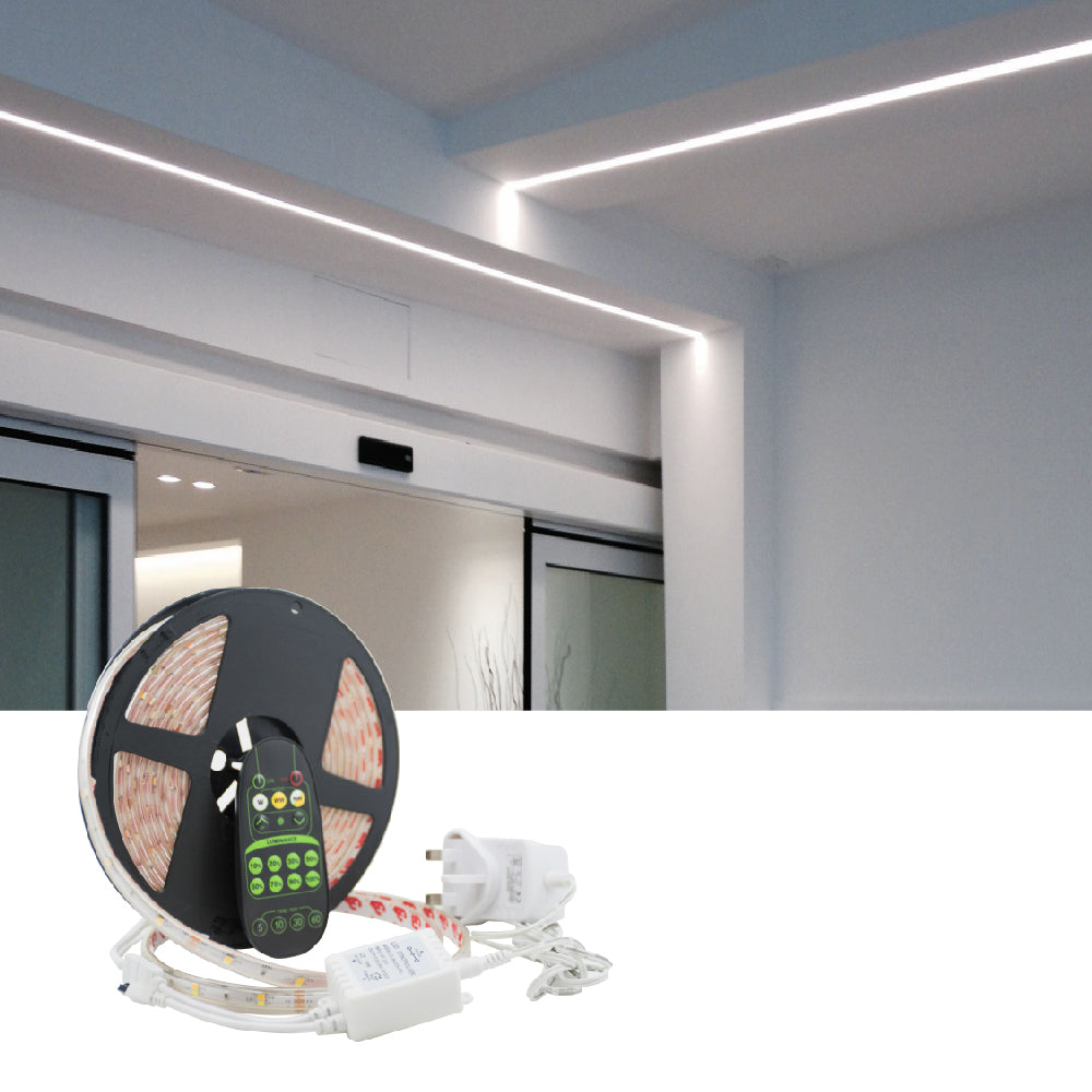 الترا لايت شريط إنارة 24 فولط 5 متر بألوان متغيرة (RTL-FCB-2835-60L)