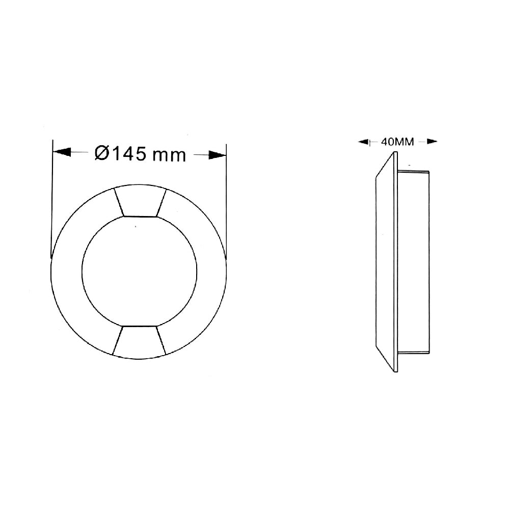 Ultralight In-Ground Solar Light 2W -IP67 Weather-Resistant (UL-100)