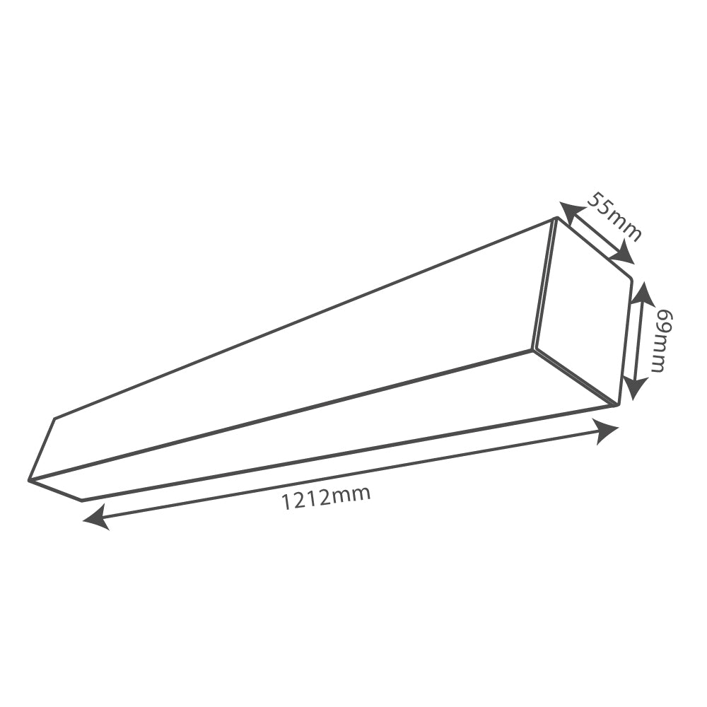 Buy Ultralight White Linear Recessed Light - Samsung LED - Sleek Indoor Fixture (UTL-LP2) - Best  from Ultralight