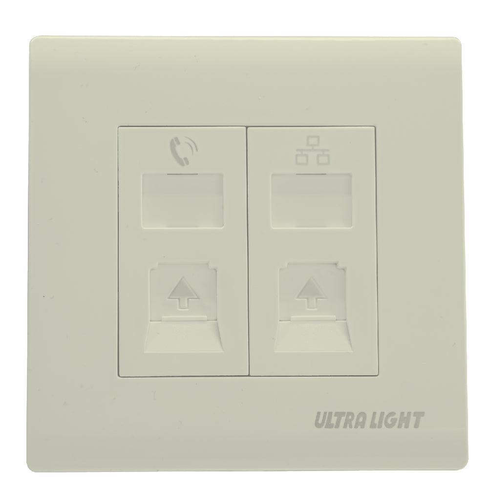 الترا لايت فيش الهاتف و الشبكة (W86/1TEL/1LAN)