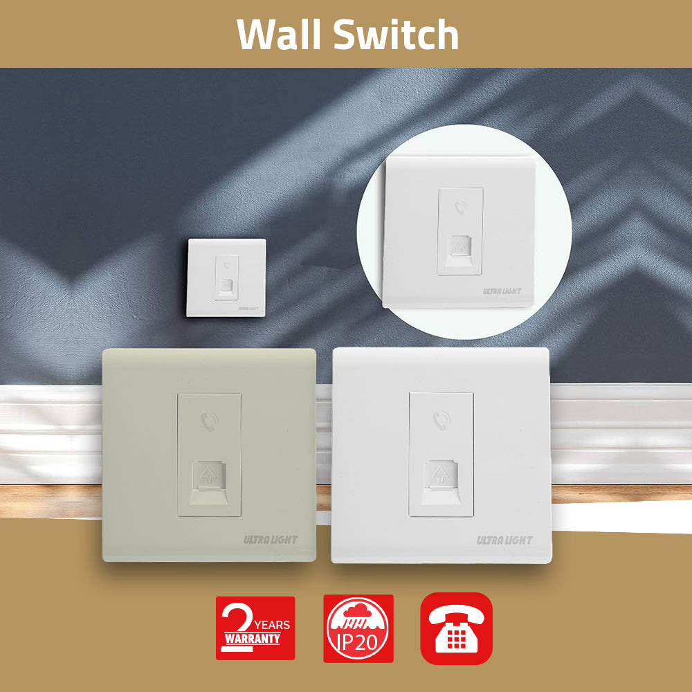 الترا لايت فيش هاتف مفرد (W86/1TEL/B)