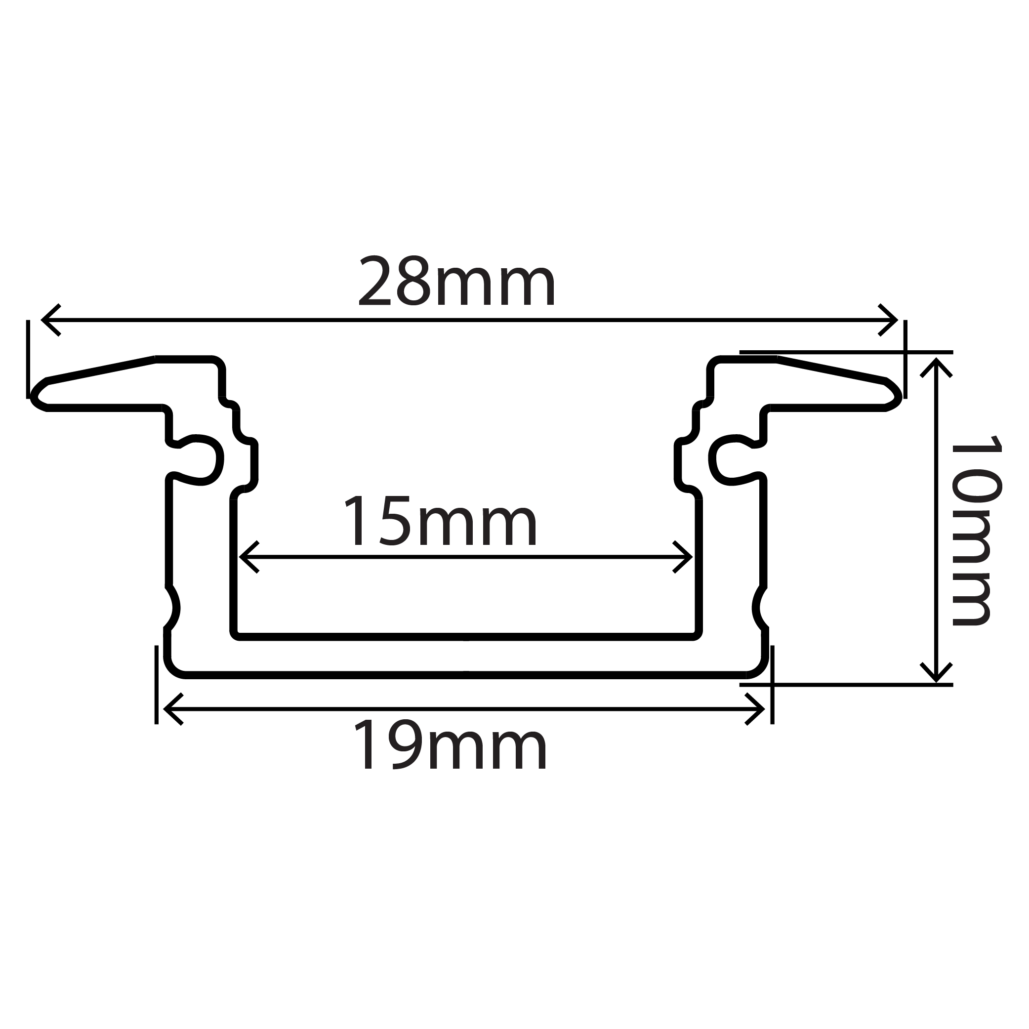 Buy Ultralight IP65 Aluminum Profile (YD2810) - Best  from Ultralight