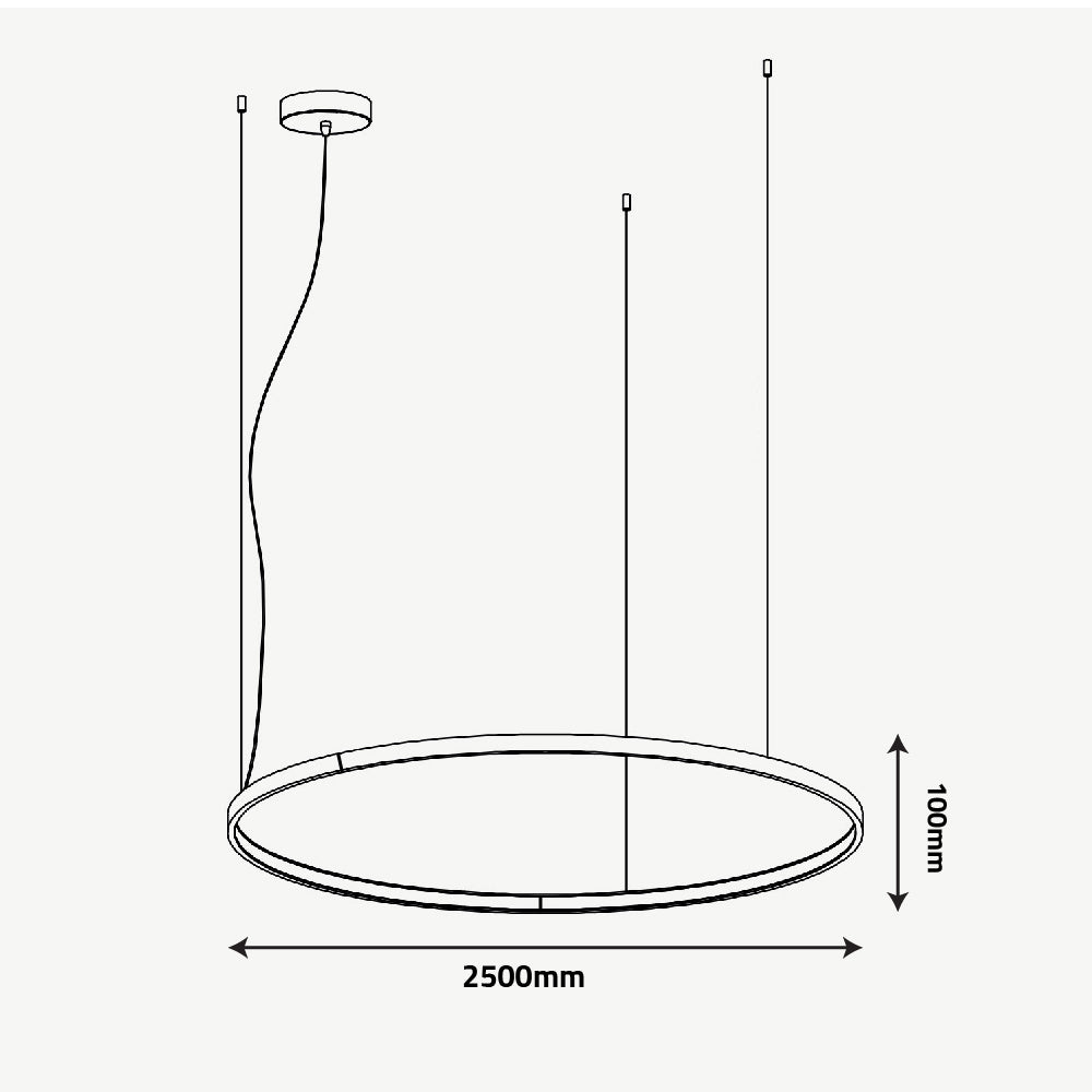 Buy Ultralight Circular LED Circular Pendant Light (BR6752) - Best  from Ultralight