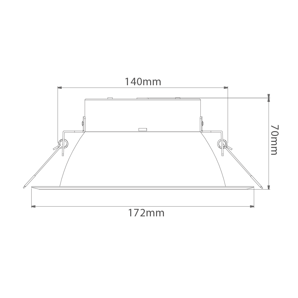 Buy Ceiling Recessed Dimmable Lighting (UTL-DS-DIM) – High-Quality Indoor Light with Samsung Technology - Best  from Ultralight