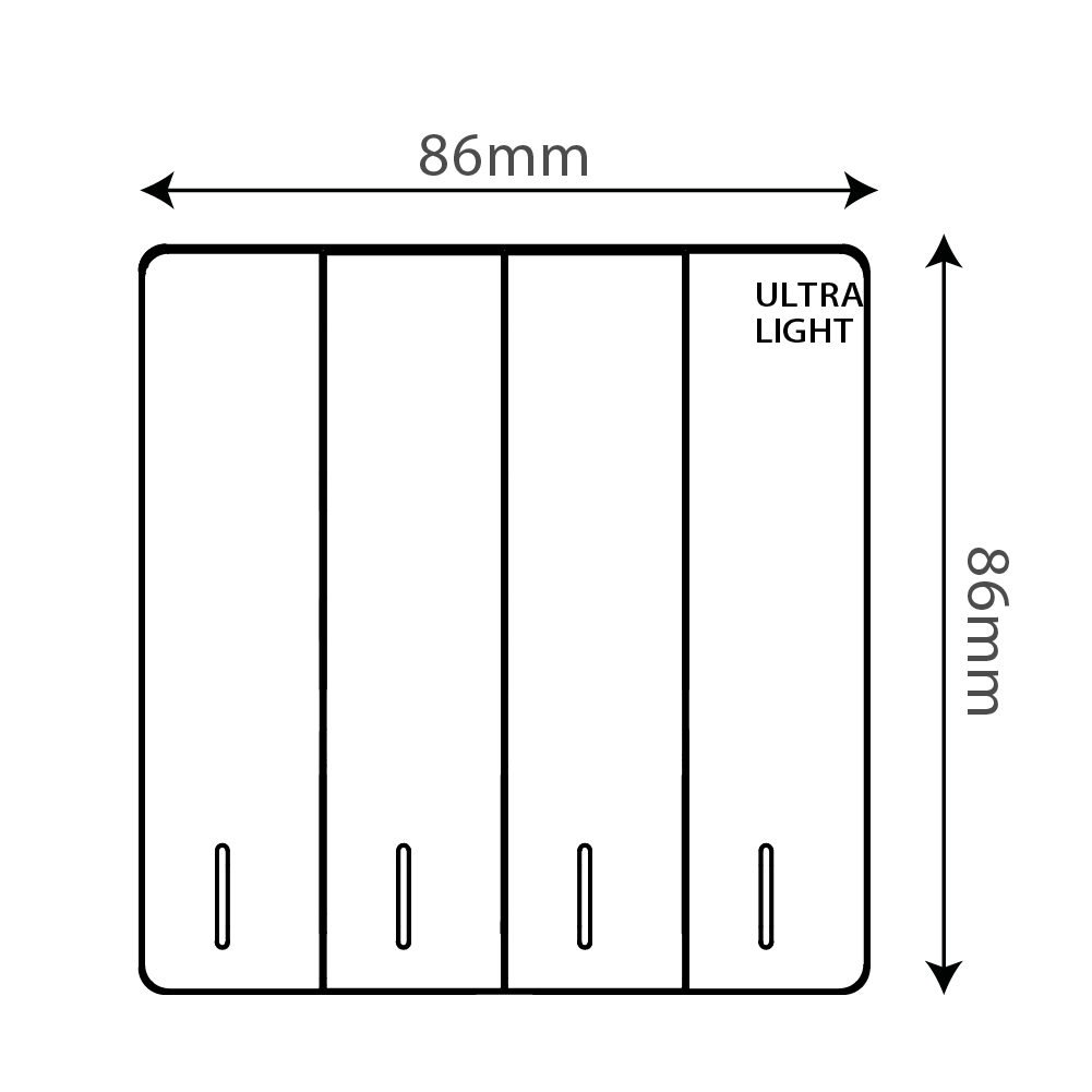 Buy Ultralight Deon Quadruple Switch (B12-008) - Best  from Ultralight