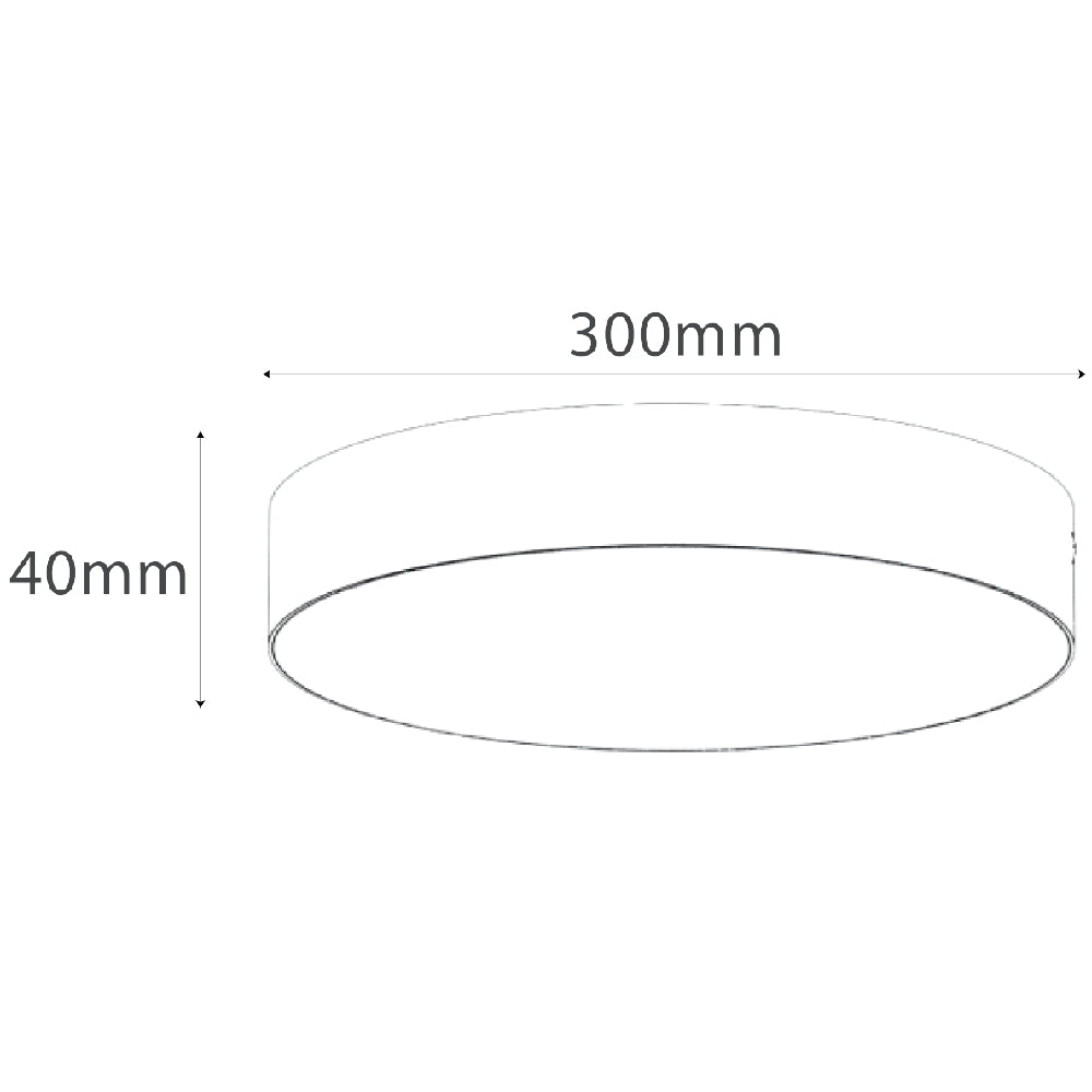 Ultra Light Circular Surface Ceiling Light (QH1229-RD) | LED Round Ceiling Light