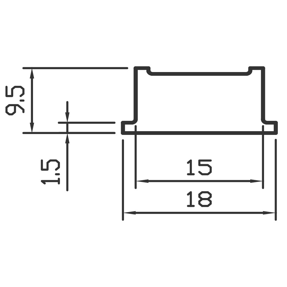 Ultralight 18A Strip Light 24Vdc 5 Meter IP68 (OUGE-RXTY-18A)