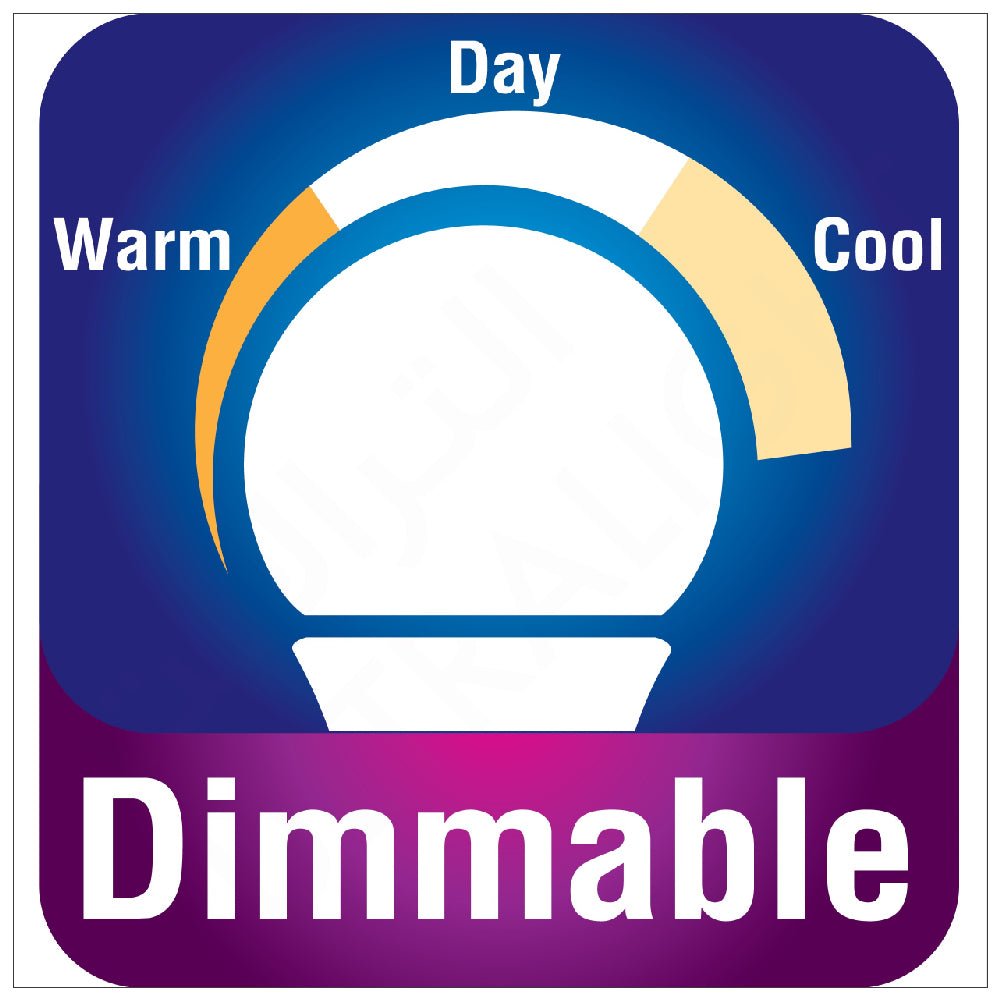 E27 لمبة ثلاثية الألوان بقاعدة (UTL806-3CS) 
