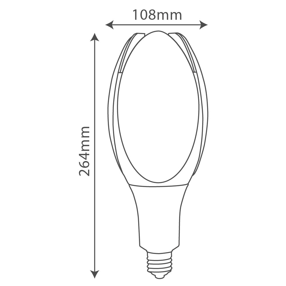 Buy Ultralight 50W LED Bulb E40 Base (UTL-S2) - Best  from Ultralight