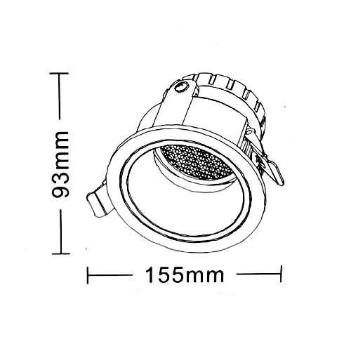 Buy Ultralight Anti-Glare Ceiling AR111 Light Frame (BA305) - Best  from Ultralight