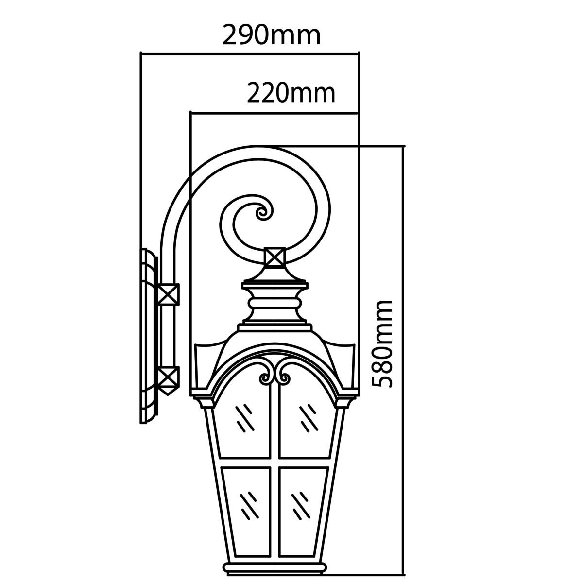 Buy Ultralight Classic Wall Light (1202-WD) - Best  from Ultralight