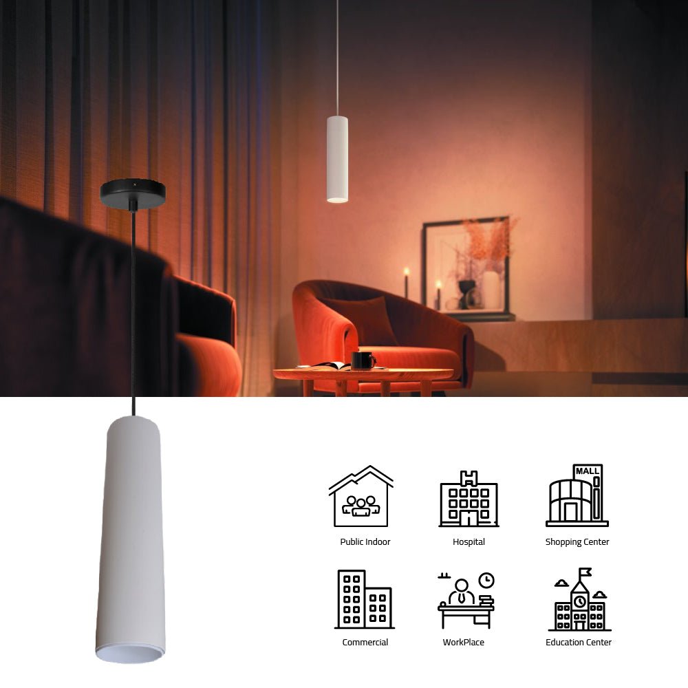 Ultralight Cylinder Pendant Frame Light (ZG-H2000)