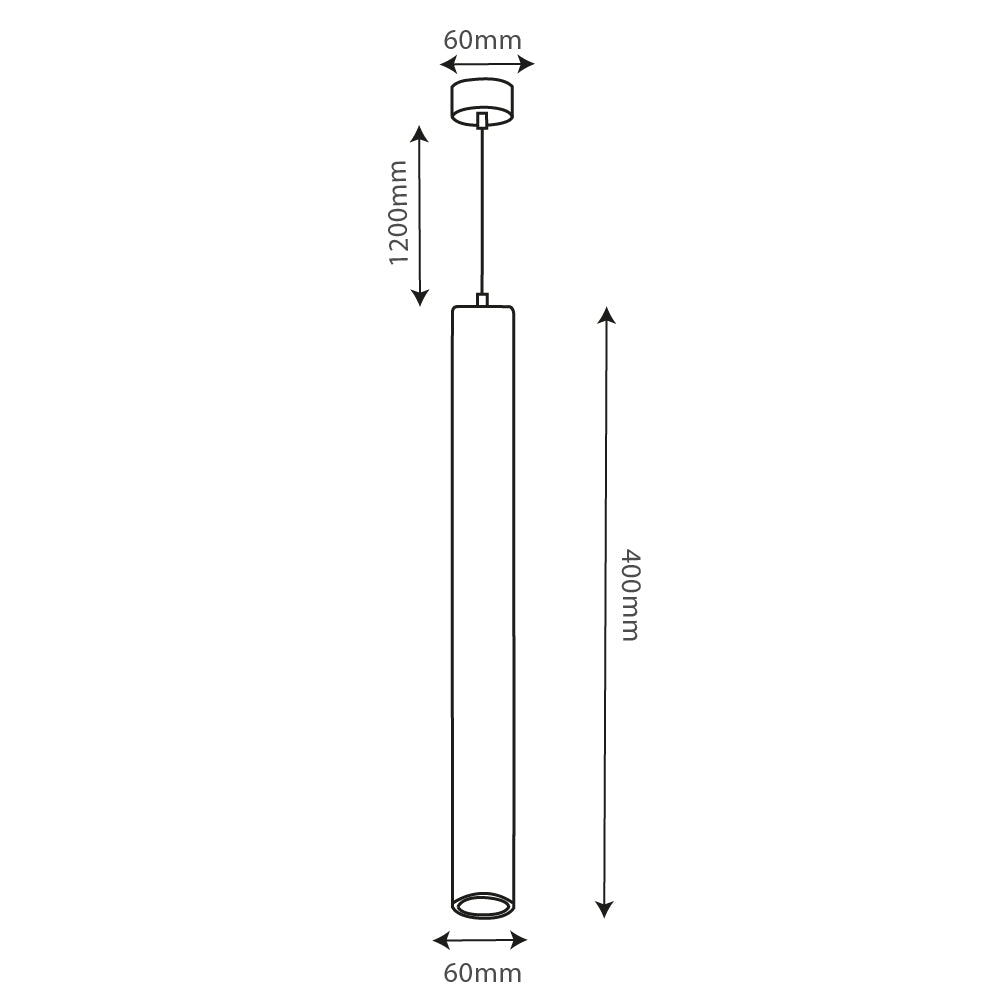 Ultralight Cylinder Pendant Light (ZG-H2022)